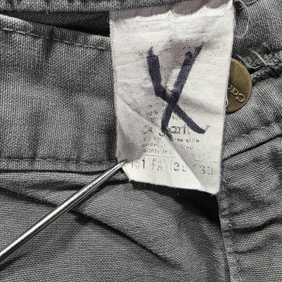Carhartt Pants Mens 36x30 Gray Carpenter Utility Workwear Straight Leg Twill - Picture 8 of 8